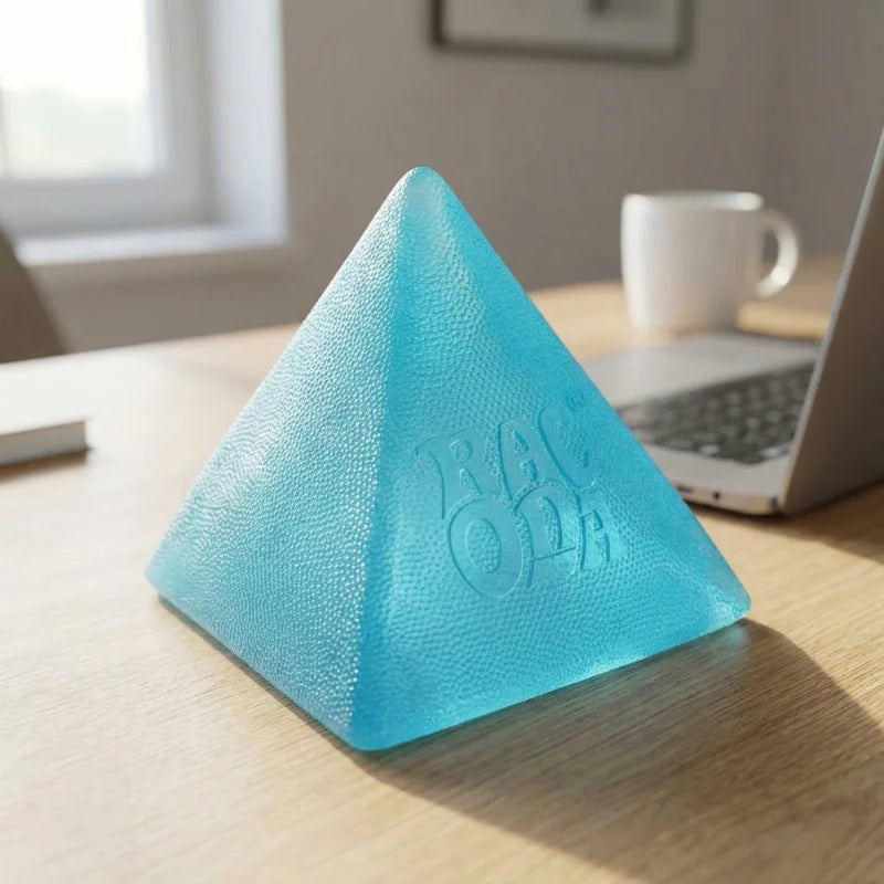 Pyramid Squishy Toy, Maltose Squeeze Ball Stress Relief, Super Soft Solid Fidget Toy, Sensory Decompression