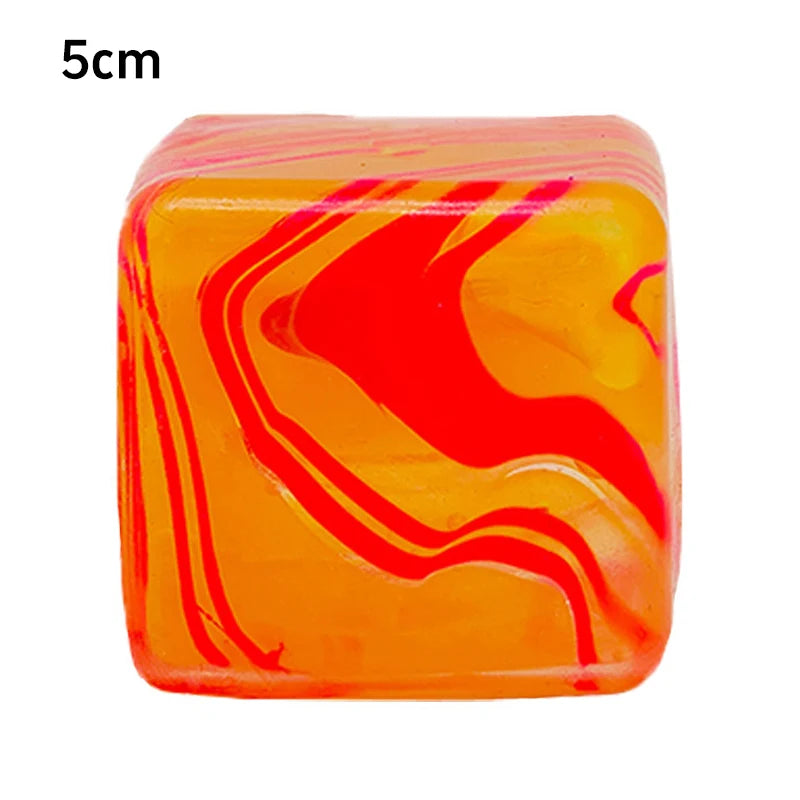 Marble Ice Cube Stress squishy