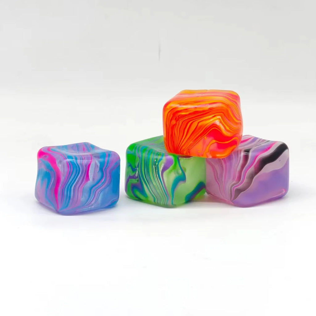 Marble colored blind box Ice Cube -Malt Sugar Squishy random color