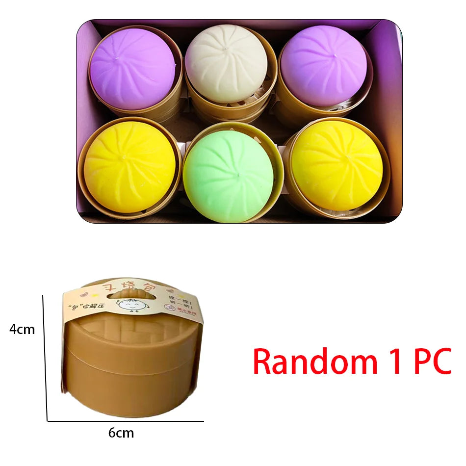 Colorful Dumpling Squishes with Steamer