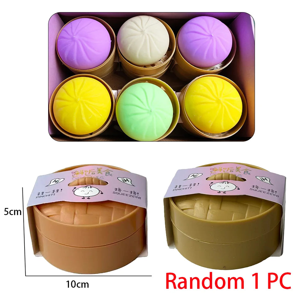 Colorful Dumpling Squishes with Steamer