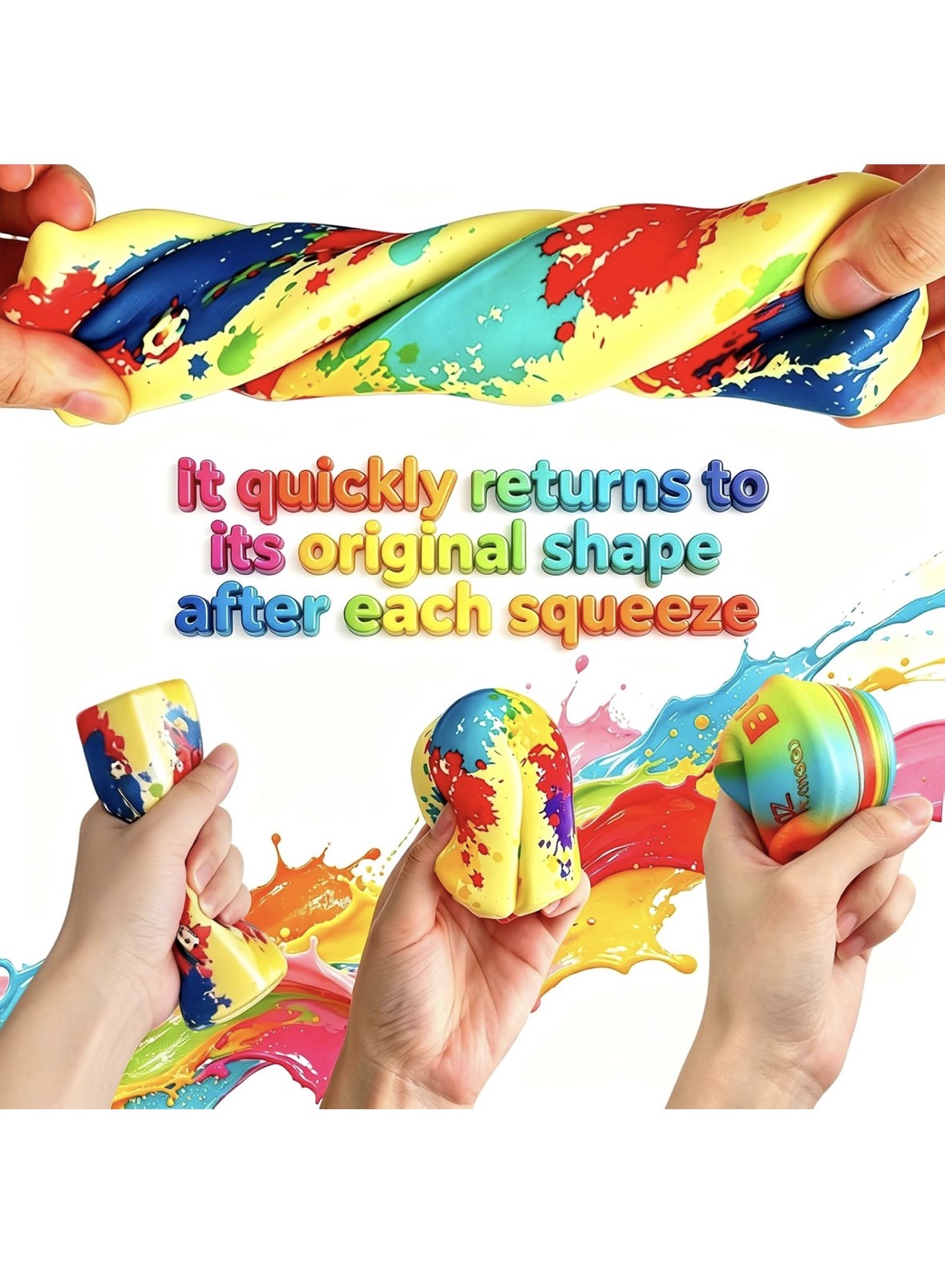 Multi color Butter Squishy