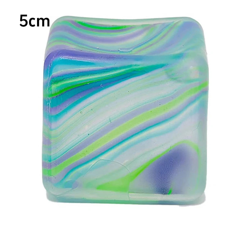 Marble Ice Cube Stress squishy