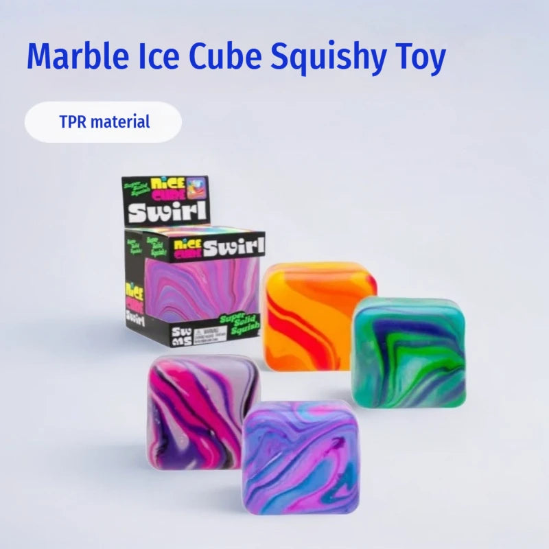 Marble colored blind box Ice Cube -Malt Sugar Squishy random color