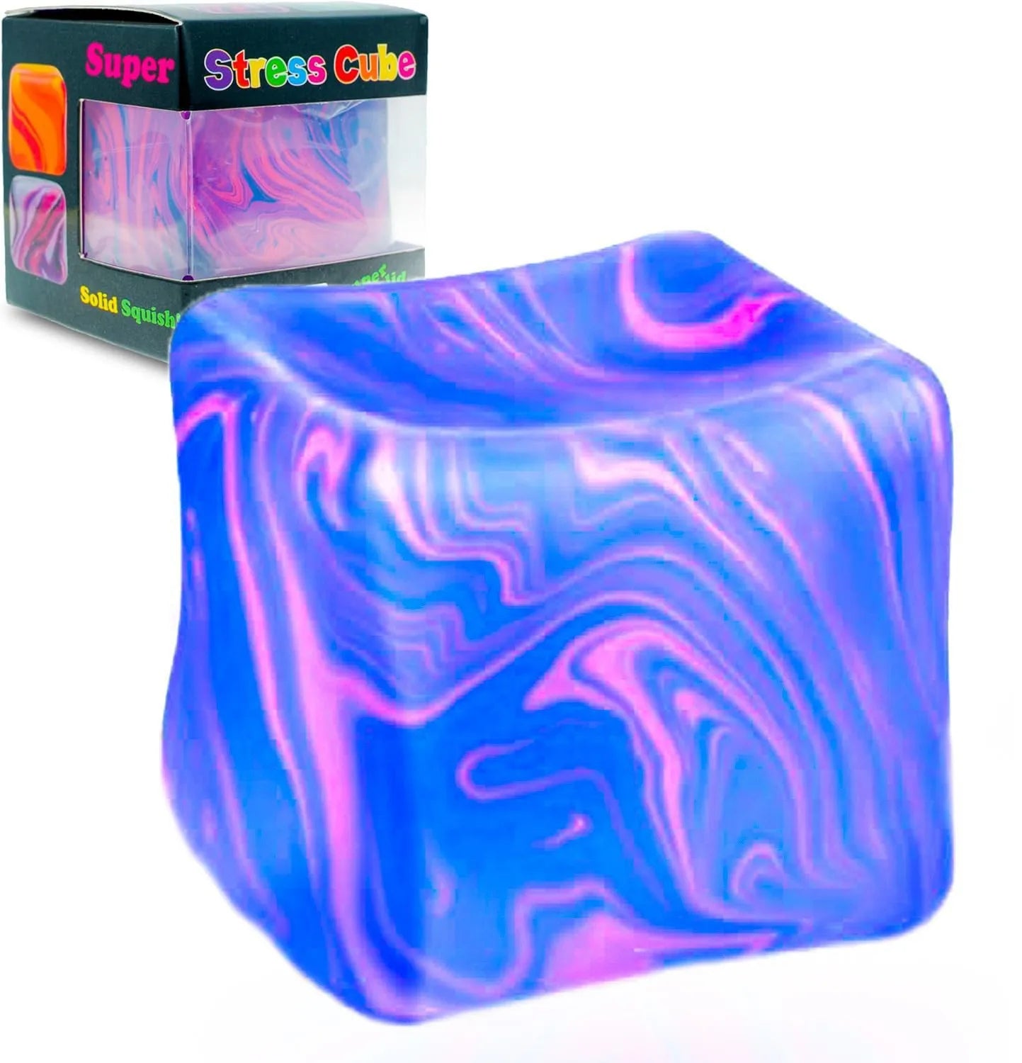 Marble colored blind box Ice Cube -Malt Sugar Squishy random color