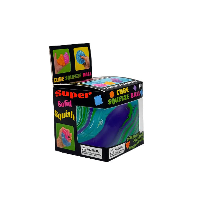 5.5cm Cube Squishy Toy-multiple colors