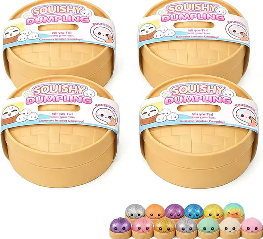 Viral Squishy Glitter Dumpling