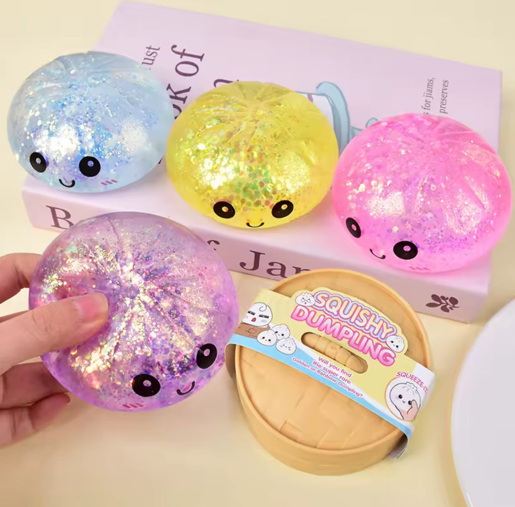 Viral Squishy Glitter Dumpling