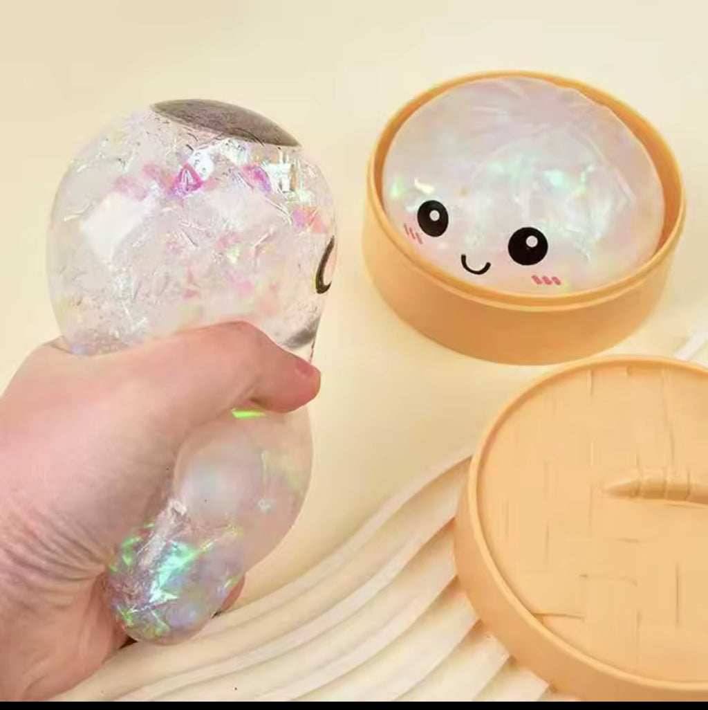Viral Squishy Glitter Dumpling