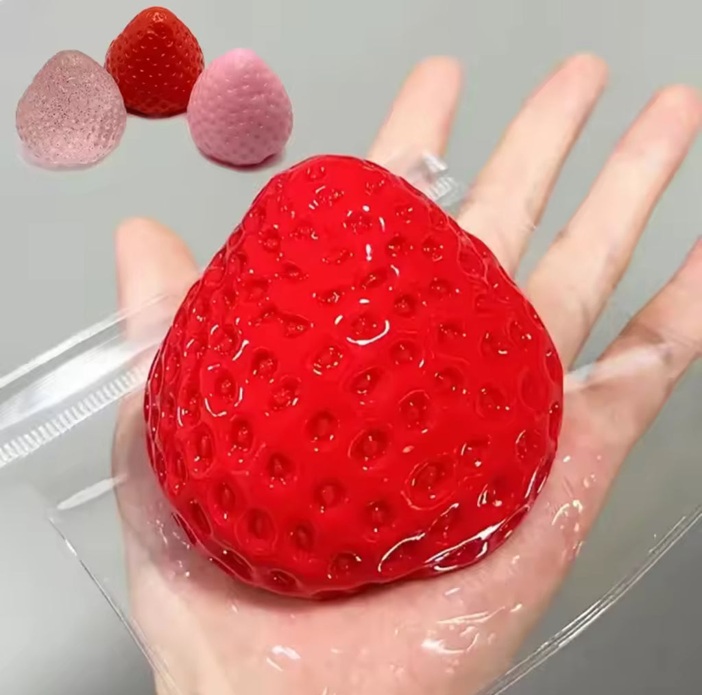 Large Strawberry Squishy Toy