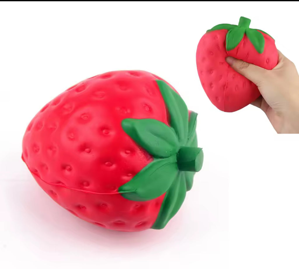 Large Strawberry Squishy Toy