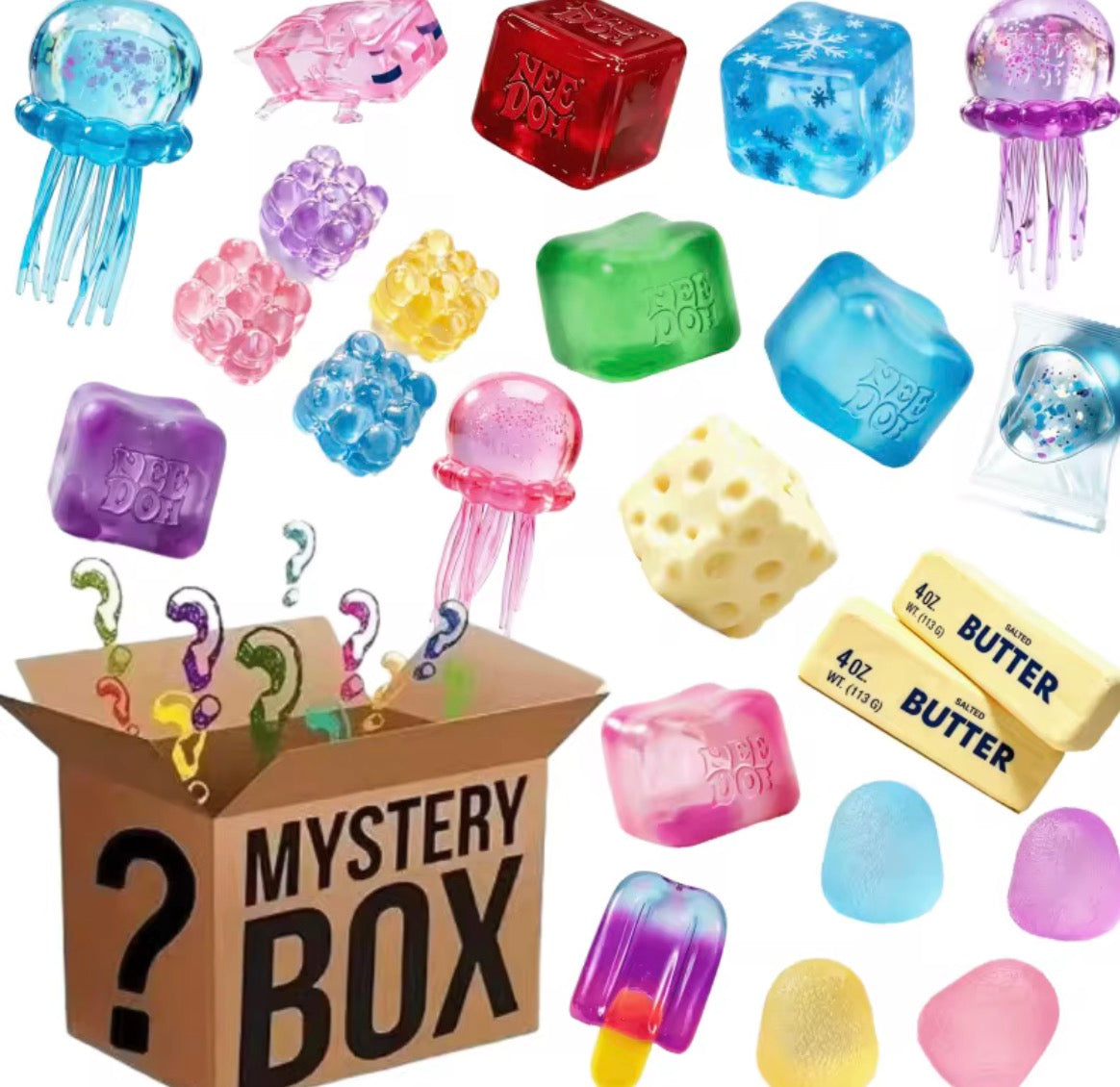 Mystery Box of Squishy Toys