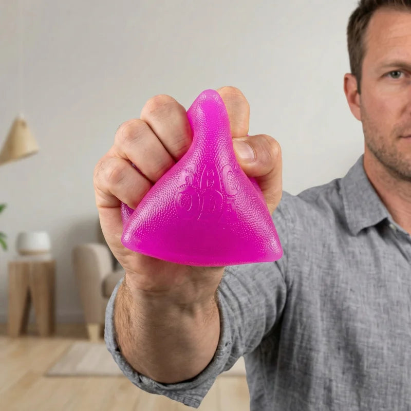 Pyramid Squishy Toy, Maltose Squeeze Ball Stress Relief, Super Soft Solid Fidget Toy, Sensory Decompression