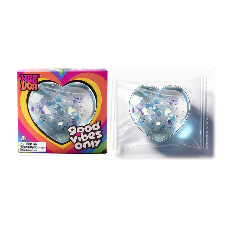 Good Vibes Only Heart-Shaped Squishy for Stress Relief