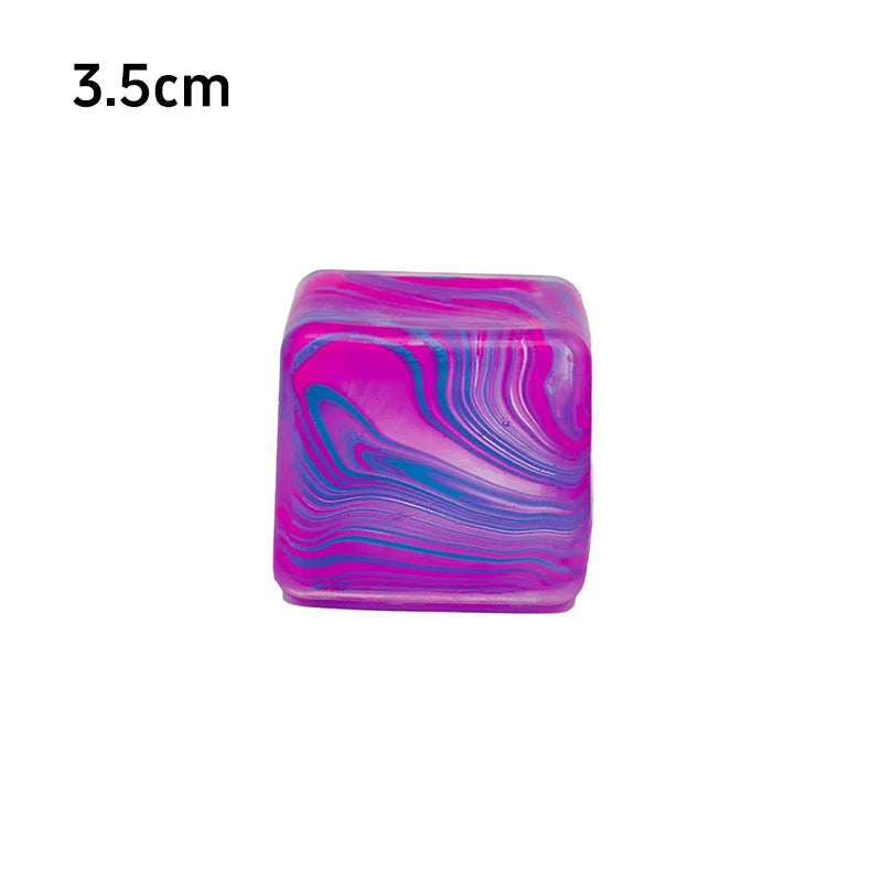 Marble Ice Cube Stress squishy