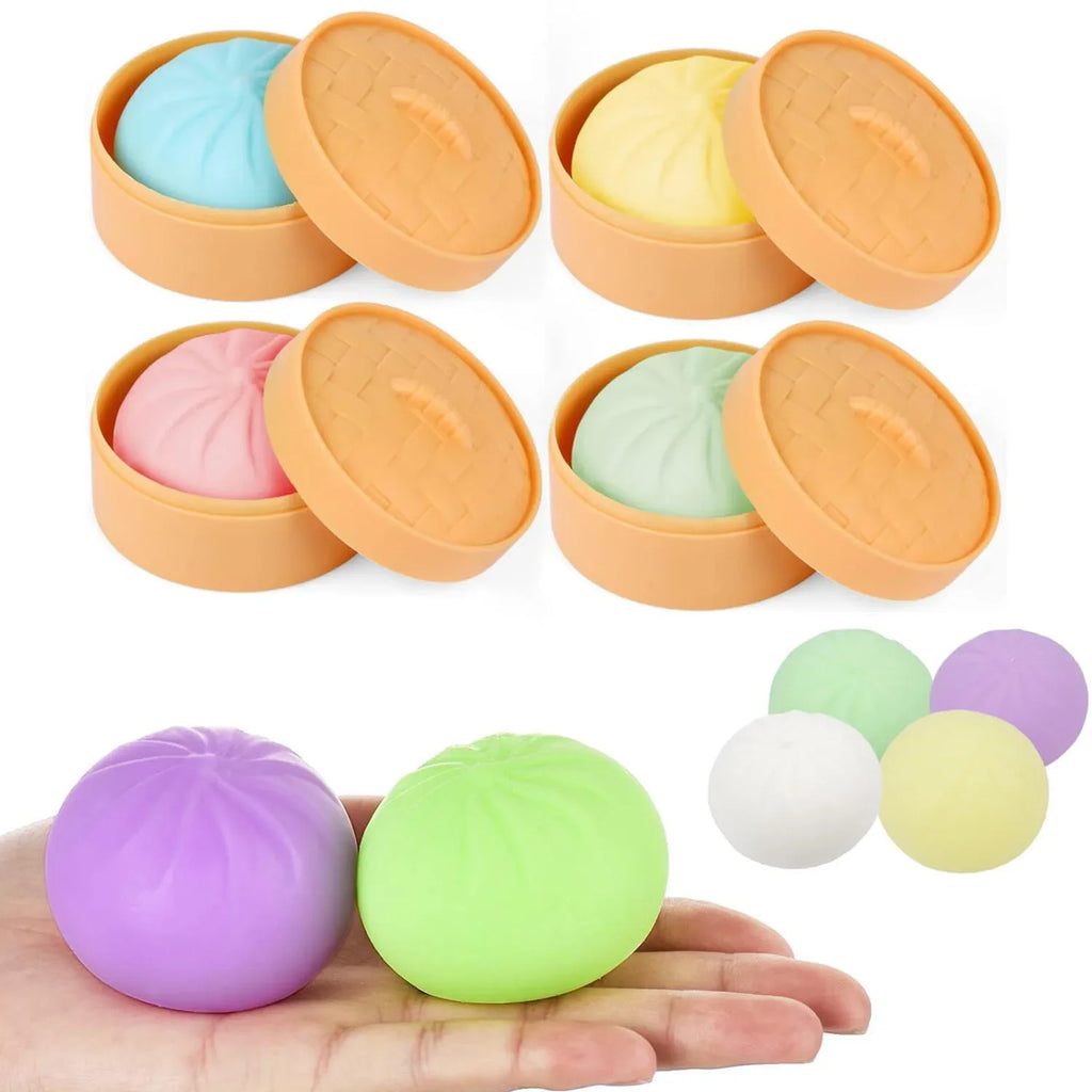 Colorful Dumpling Squishes with Steamer