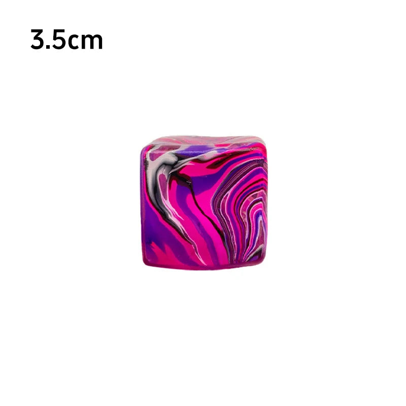 Marble Ice Cube Stress squishy