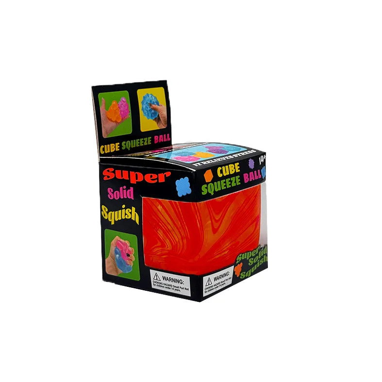5.5cm Cube Squishy Toy-multiple colors