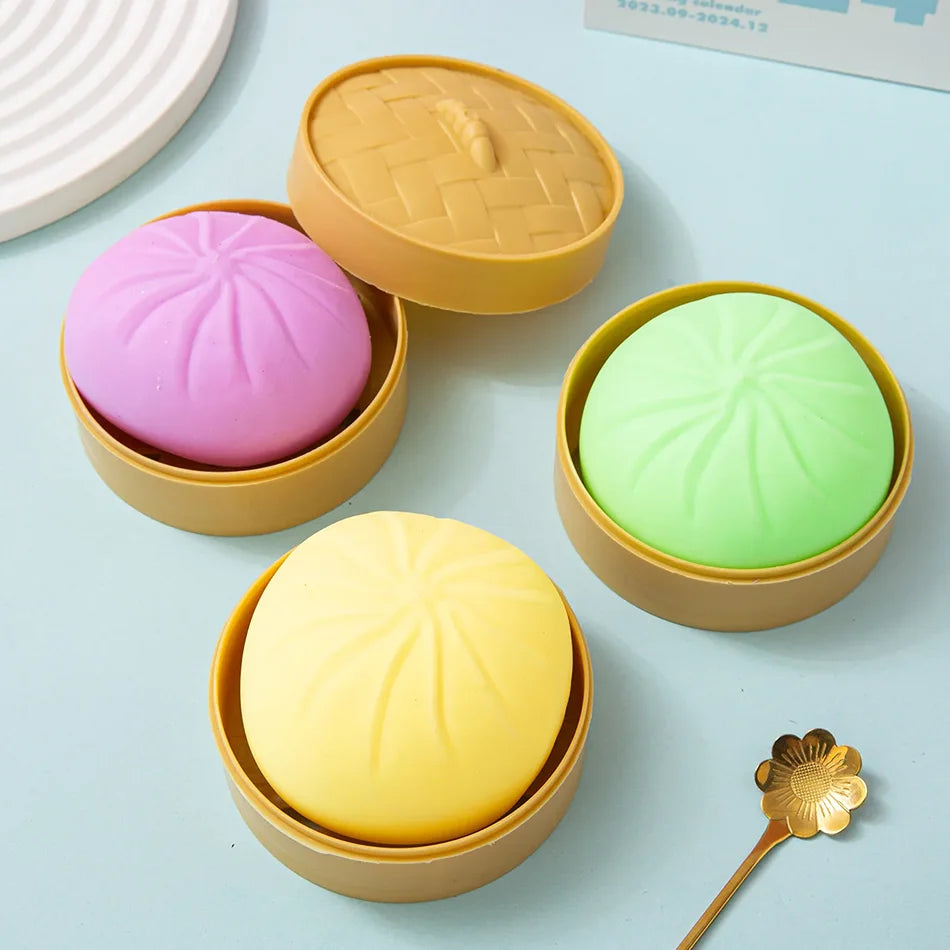 Colorful Dumpling Squishes with Steamer