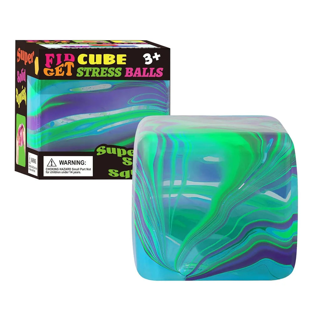 Marble colored blind box Ice Cube -Malt Sugar Squishy random color